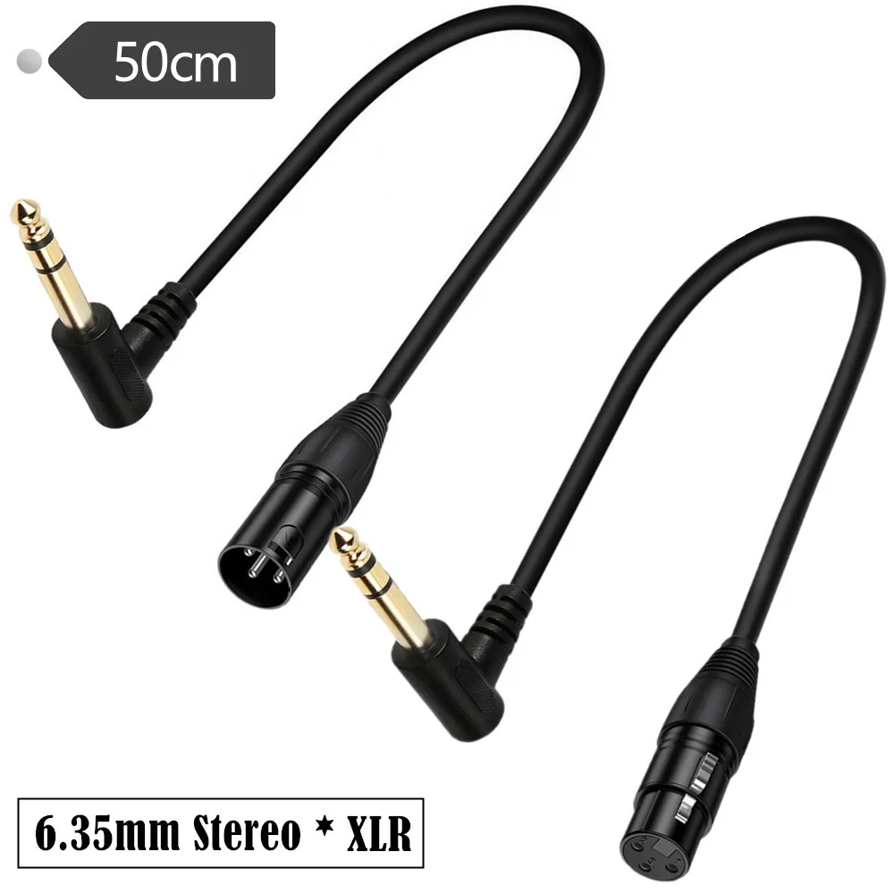 Xlr To 6.35Mm Balanced Audio Cable Patch - Kabel audio TRS 6.35mm (1/4 cala)