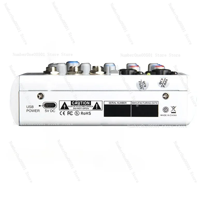 Audio Mixer 4 Channel Usb Bluetooth Pc - 4-kanałowy mini mikser audio z Bluetooth