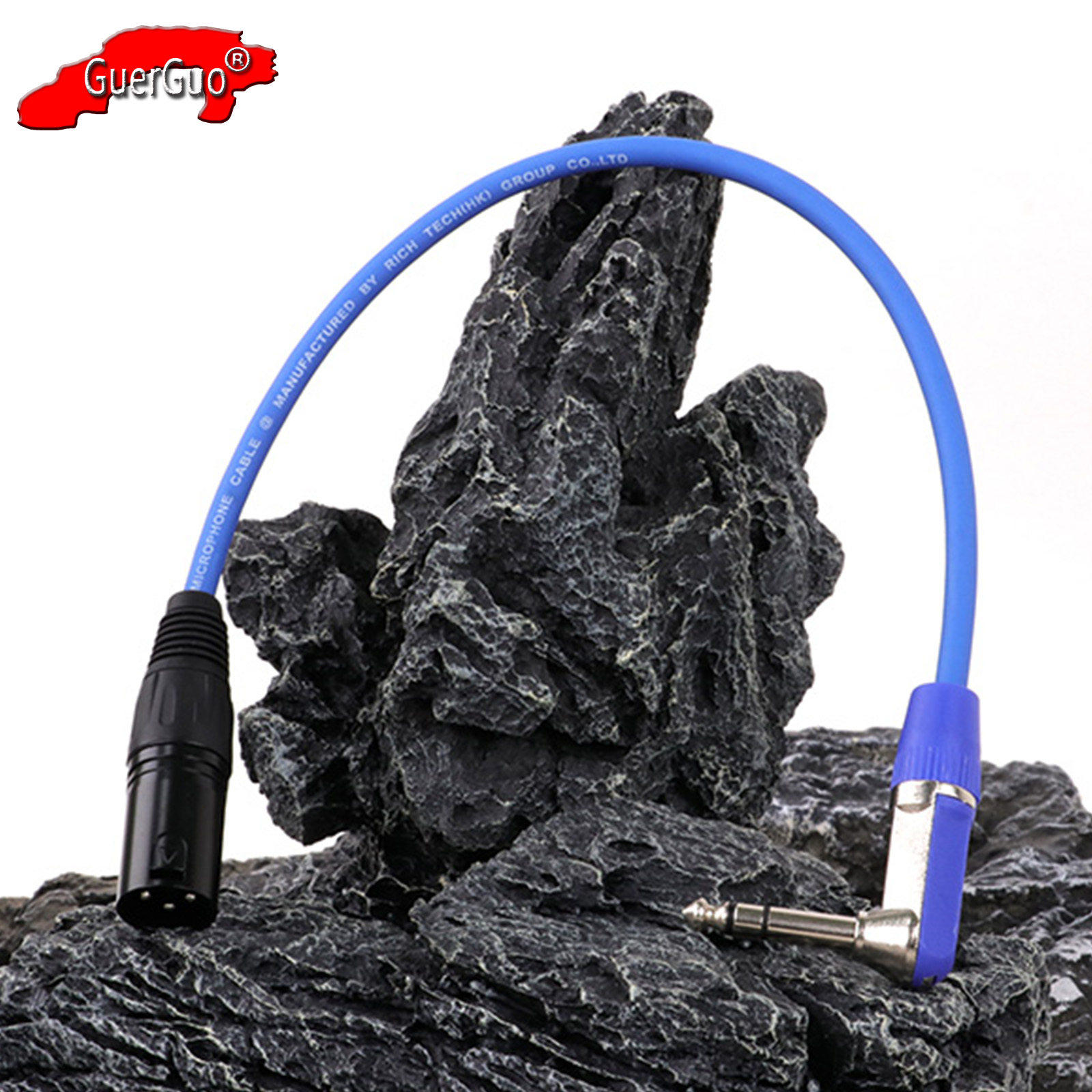 Kąt prosty 6,35 mm 1/4 cala TR – Xlr To 6.35Mm Balanced Audio Cable Patch recenzja i cena