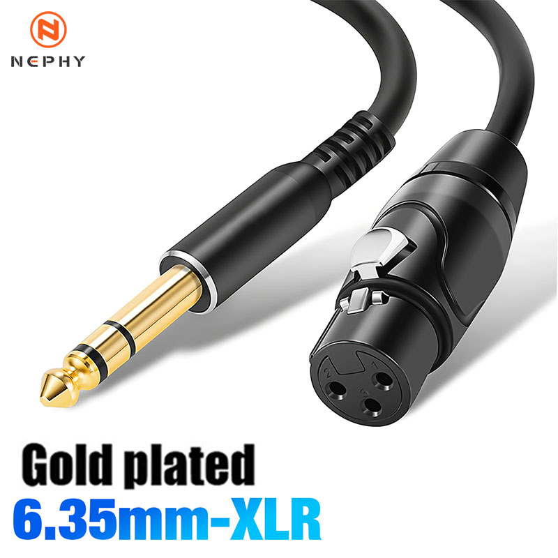 Kabel audio HiFi Jack 6.35mm d – Xlr To 6.35Mm Balanced Audio Cable Patch recenzja i cena