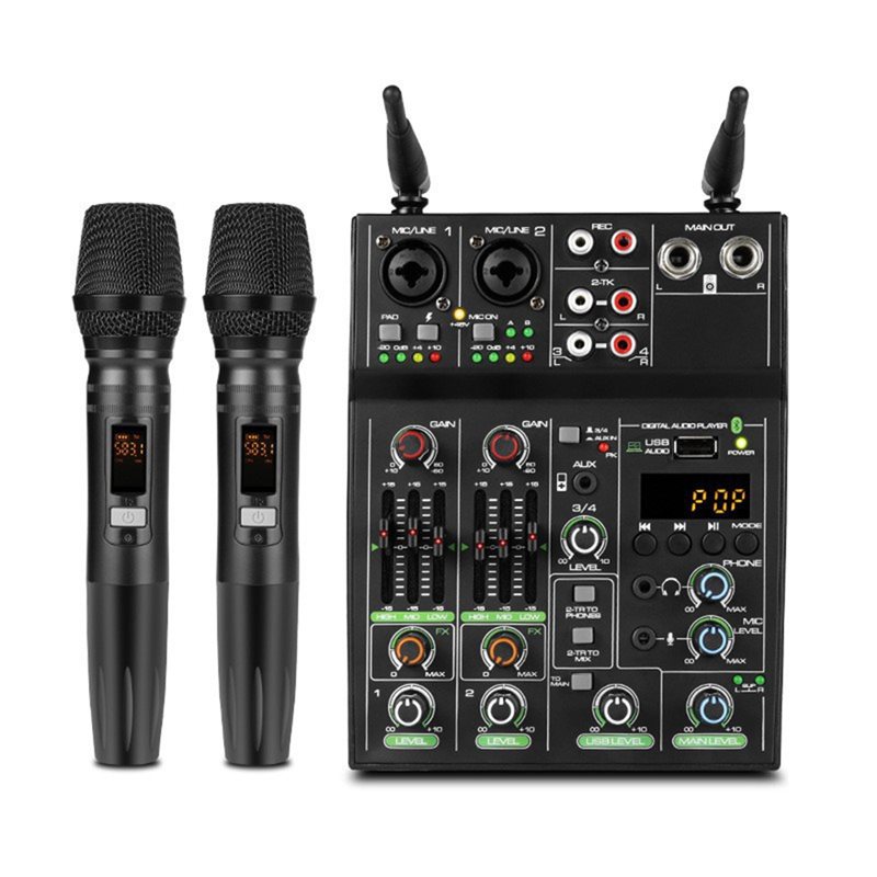 Mikser audio ABAC-USB Bluetoot – Audio Mixer 4 Channel Usb Bluetooth Pc recenzja i cena