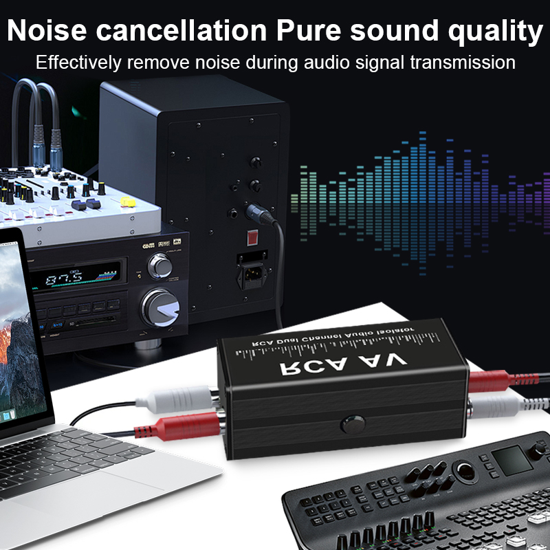 Przenośny izolator pętli masy  – Audio Ground Loop Isolator 3.5Mm Rca recenzja i cena
