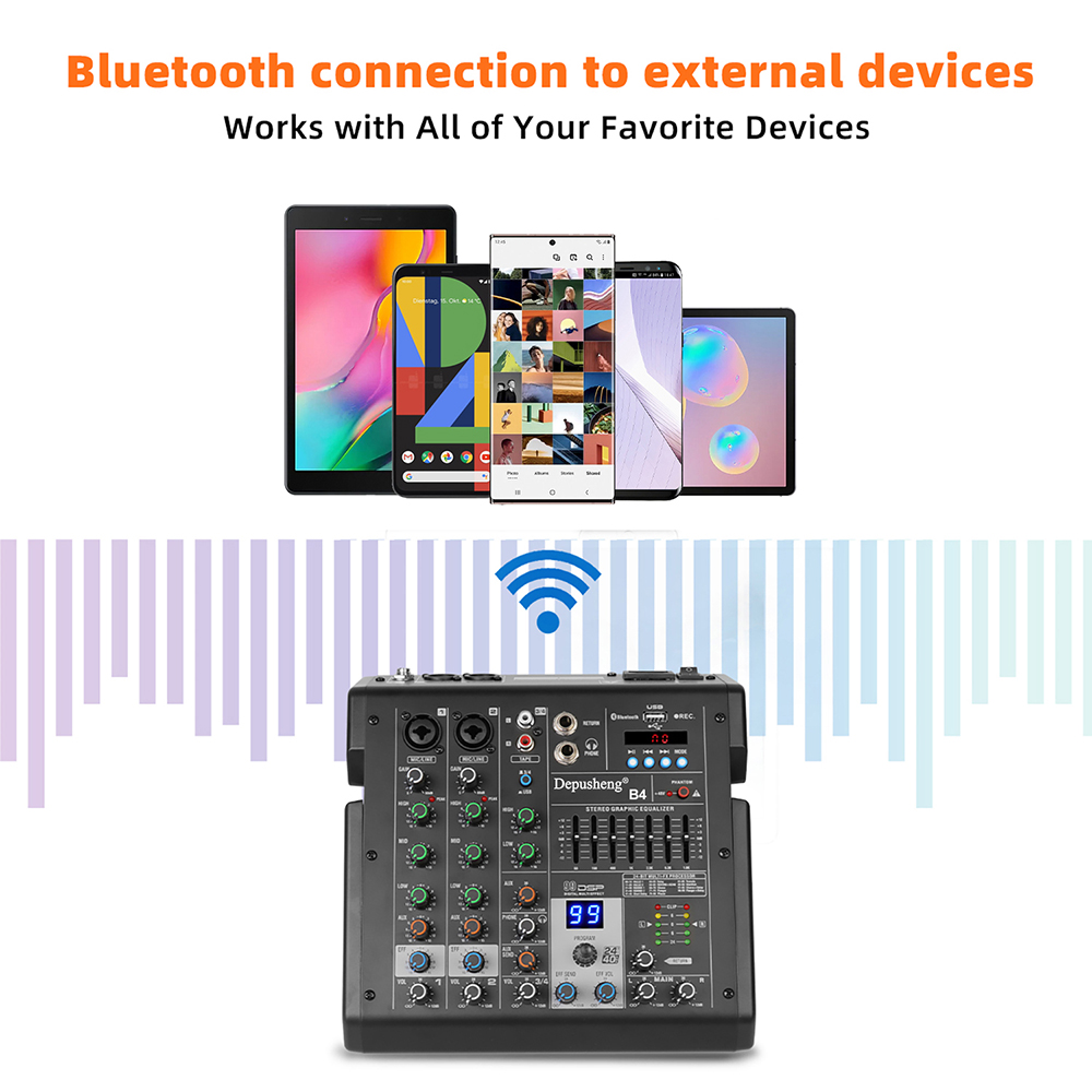 4-kanałowy mikser audio Interf – Studio Audio Interface With 48V Phantom recenzja i cena