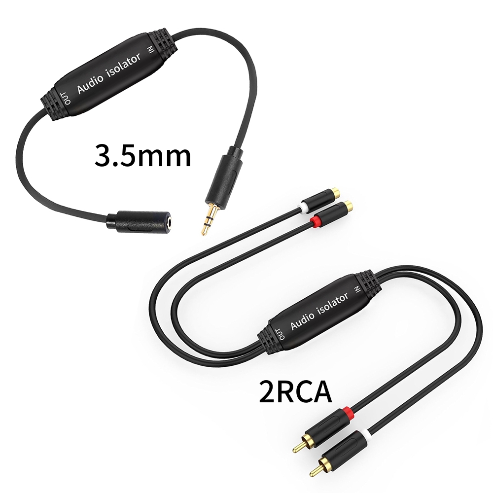 Izolator szumów z pętli uziemi – Audio Ground Loop Isolator 3.5Mm Rca recenzja i cena