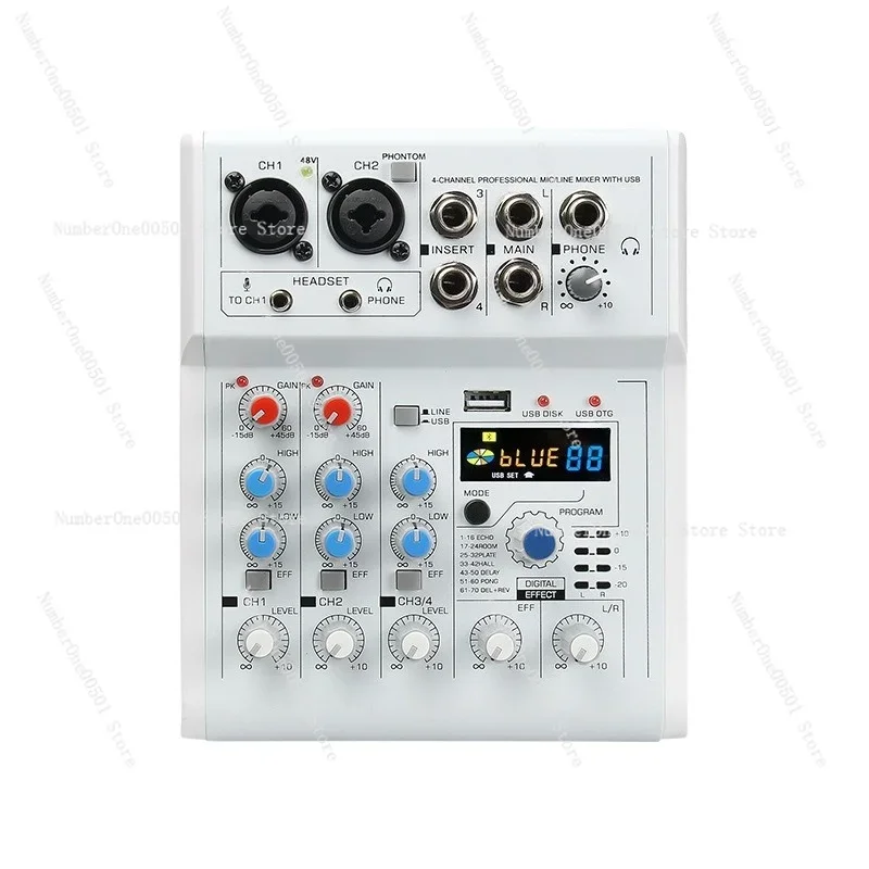 4-kanałowy, miniaturowy mikser – Audio Mixer 4 Channel Usb Bluetooth Pc recenzja i cena