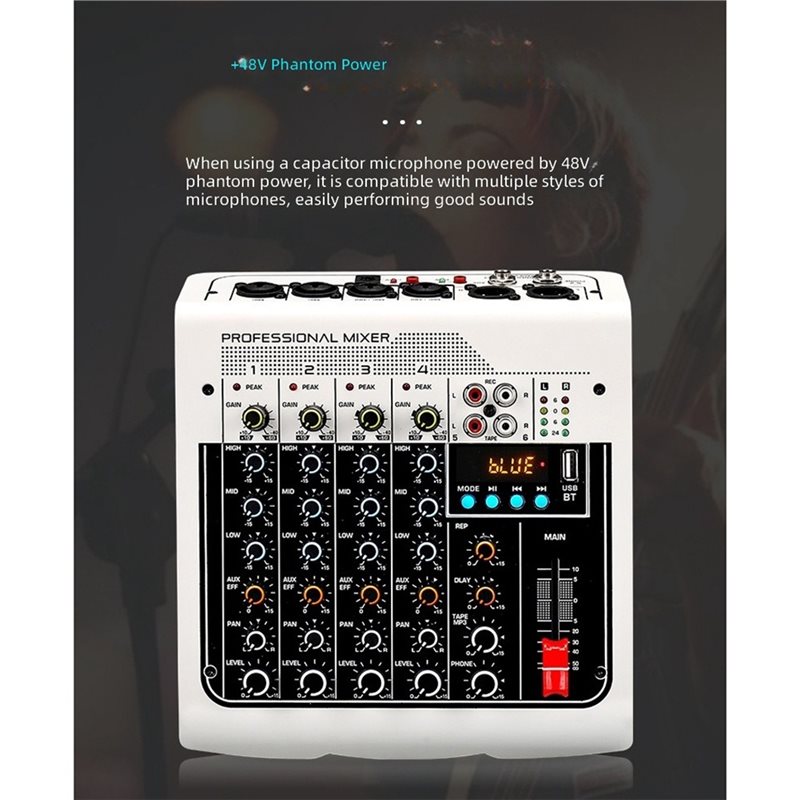 4-kanałowy mikser audio z Blue – Studio Audio Interface With 48V Phantom recenzja i cena