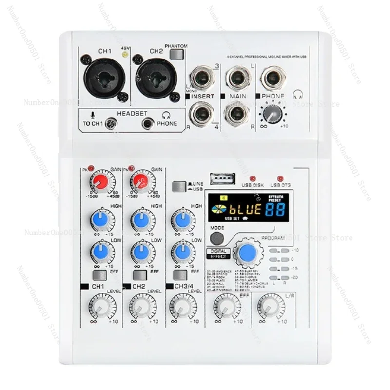 4-kanałowy mini mikser audio z – Audio Mixer 4 Channel Usb Bluetooth Pc recenzja i cena