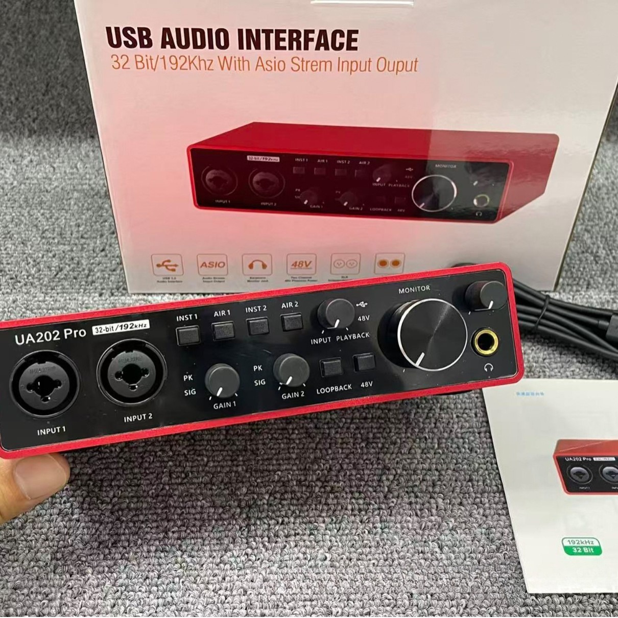 Profesjonalna karta dźwiękowa  – Studio Audio Interface With 48V Phantom recenzja i cena