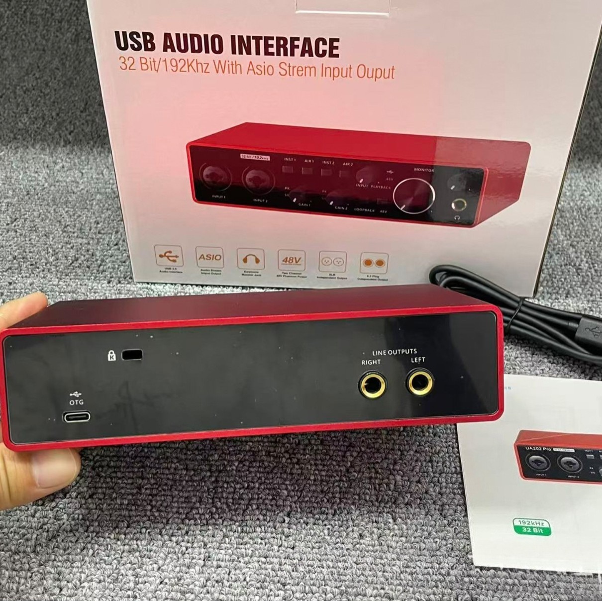 Profesjonalna karta dźwiękowa  – Studio Audio Interface With 48V Phantom recenzja i cena