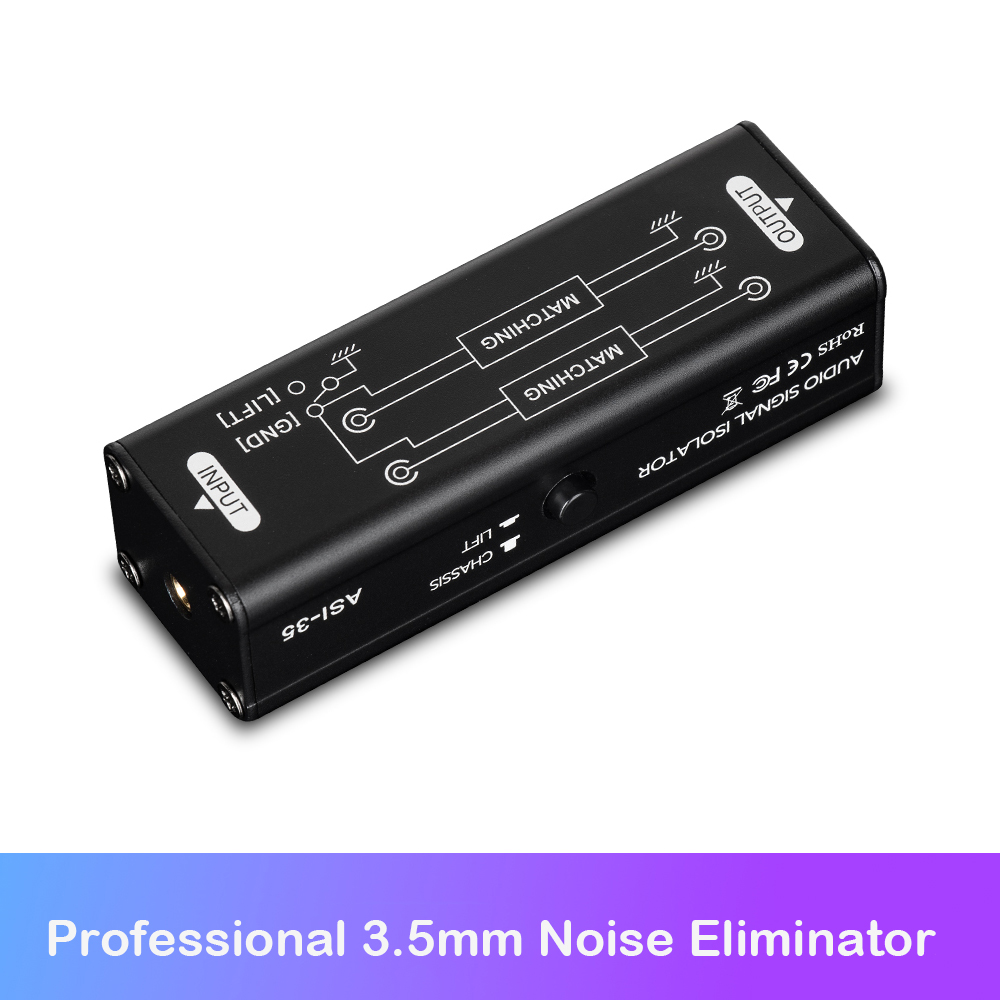 Przenośny izolator pętli uziem – Audio Ground Loop Isolator 3.5Mm Rca recenzja i cena