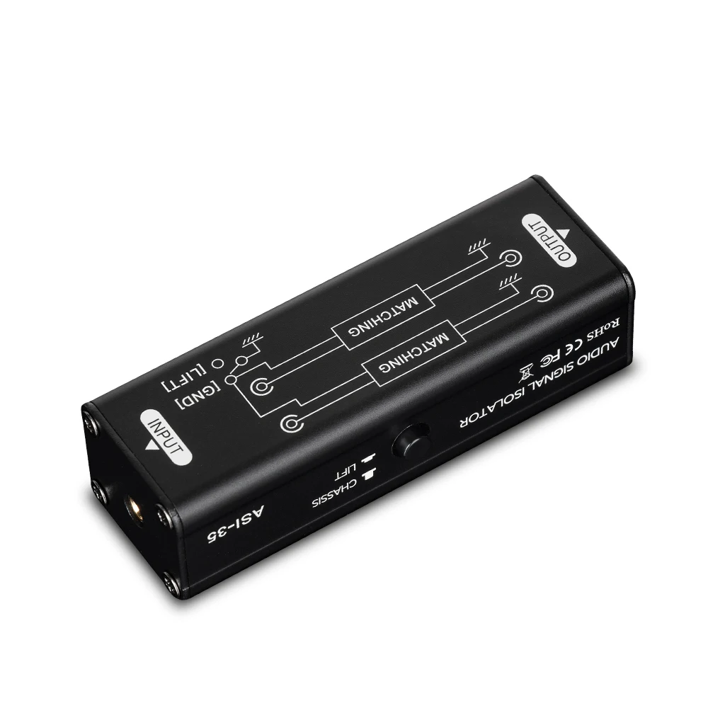 Profesjonalny eliminator brzęc – Audio Ground Loop Isolator 3.5Mm Rca recenzja i cena